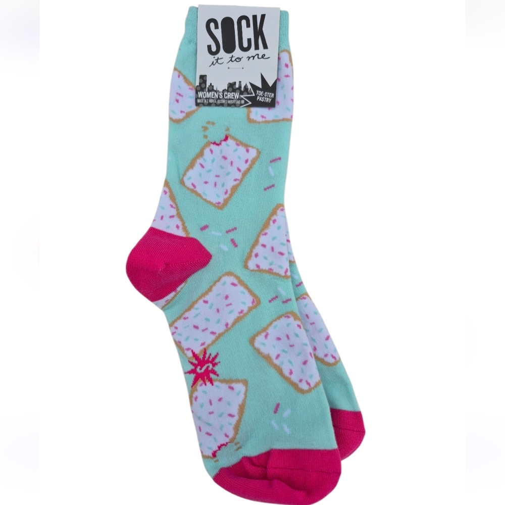 Sock It To Me Women's Crew Socks - Pop Tart Design
